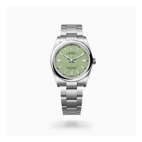VSF 오이스터 퍼페추얼 126000 피스타치오 다이얼 36mm